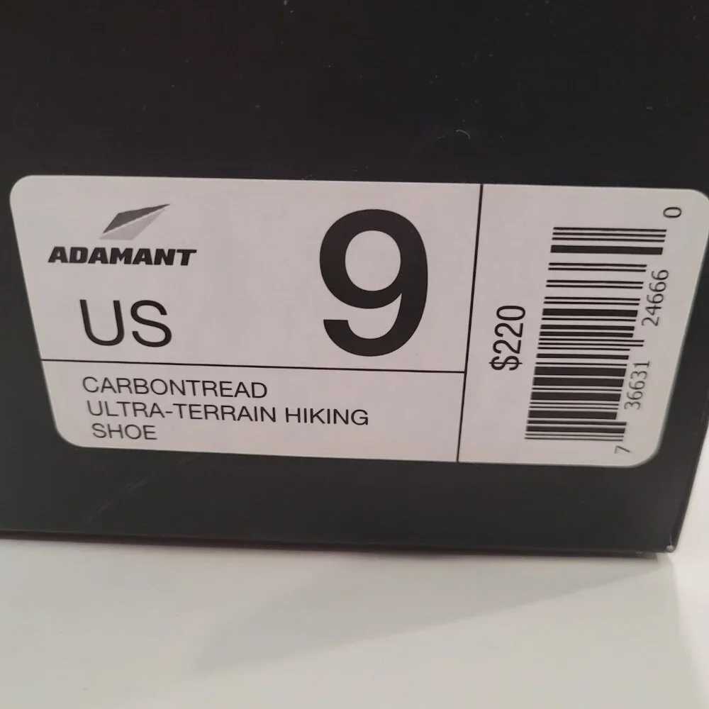 Adamant CarbonTread Ultra Tearrain Men’s Hiking Shoes Size 9 New - Picture 2 of 10